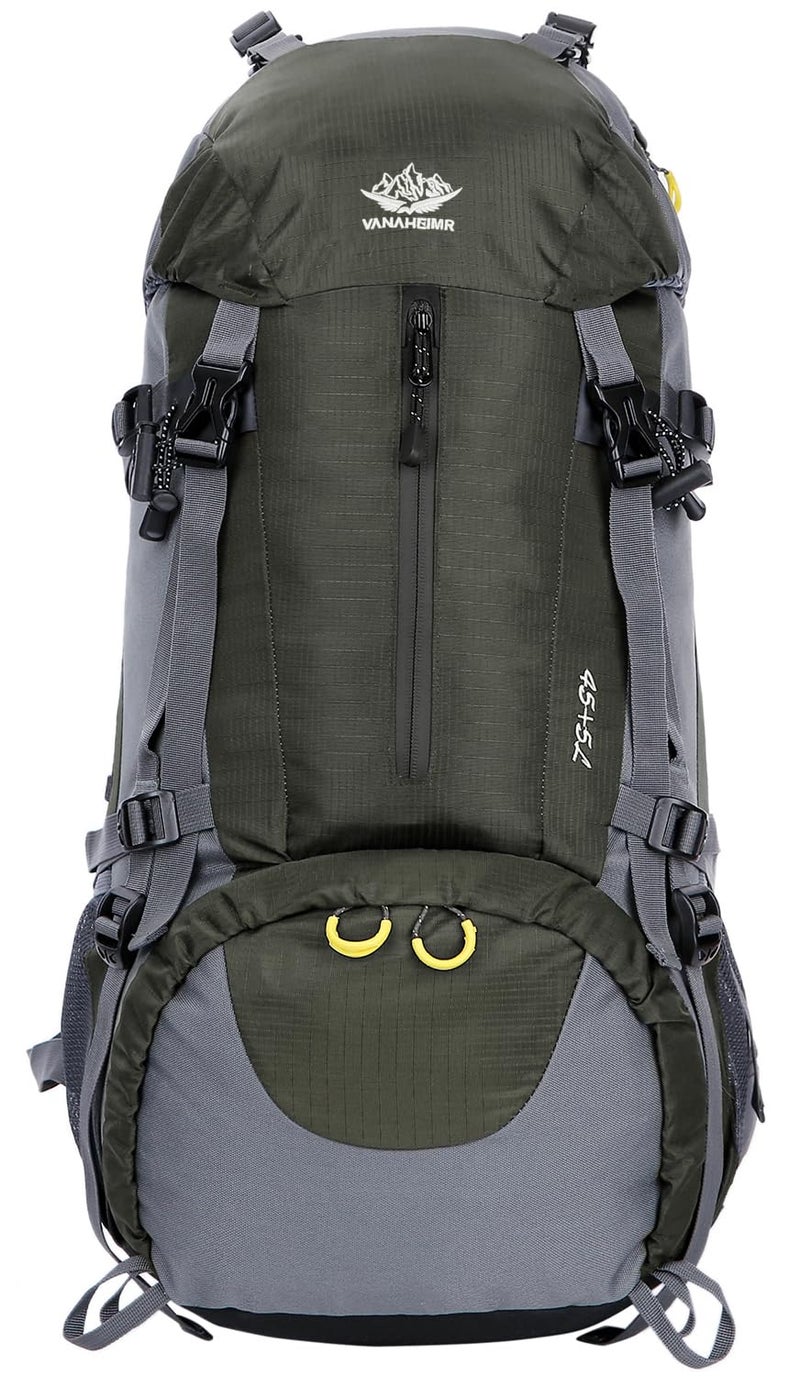 WoneNice 50L(45+5) Waterproof Hiking Backpack - Outdoor Sport Daypack with Rain Cover - Image 1